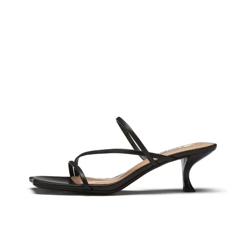 73Hours Love Support Stylish Sandals 5,5cm Women's Black