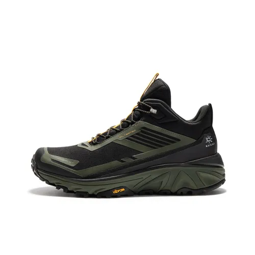 KAILAS Xingyun Flt Водонепроницаемый и Дышащий Амортизация Отскок MID Топ Уличная Обувь Мужская Черный Зеленый