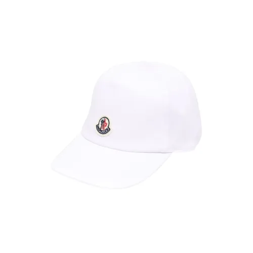 Moncler Хлопок Бейсболка Белая Унисекс