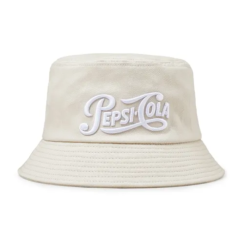 pepsi Cotton Bucket Hats Экрю Унисекс