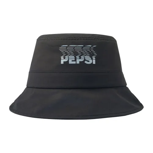 pepsi Полиэстер Шляпа ведра Черный Унисекс