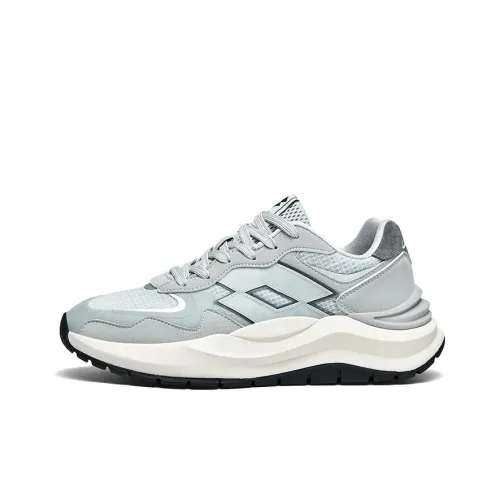 LOTTO Cloud Slip-resistant Abrasion-resistant Low Top Спортивная повседневная обувь Мужская Серый