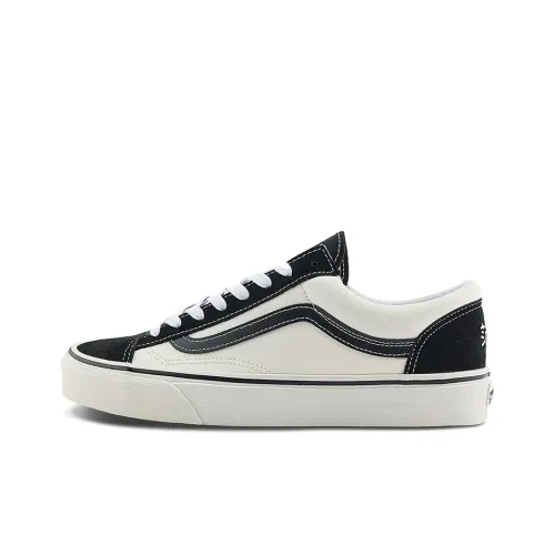 VANS Style 36 CLASSICS Low Топ Скейтборд Кроссовки Унисекс Черный Белый