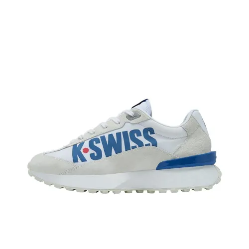 KSWISS BRISTOL Противоскользящий Устойчивый к износу Легкий Низкий Топ Спортивная Повседневная Обувь Мужская Белый Синий