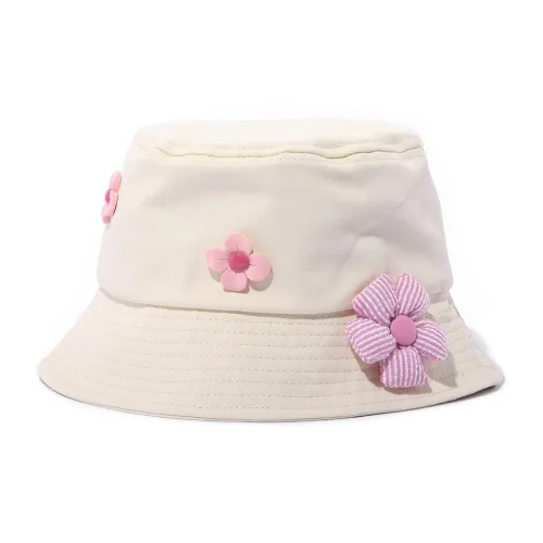Clect Cotton Bucket Hats Маленький цветок Детская ведрообразная шляпа Kids