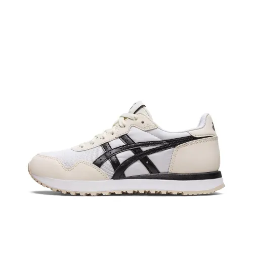 Asics Tiger Runner 2 Low Топ Беговые кроссовки Женские Бежево-черный