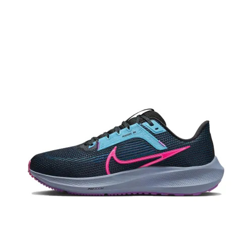 Nike Air Zoom Pegasus 40 Low Топ Беговые кроссовки Женские Черный