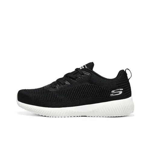 Skechers Squad Low Топ Повседневная обувь Мужская Черный Белый
