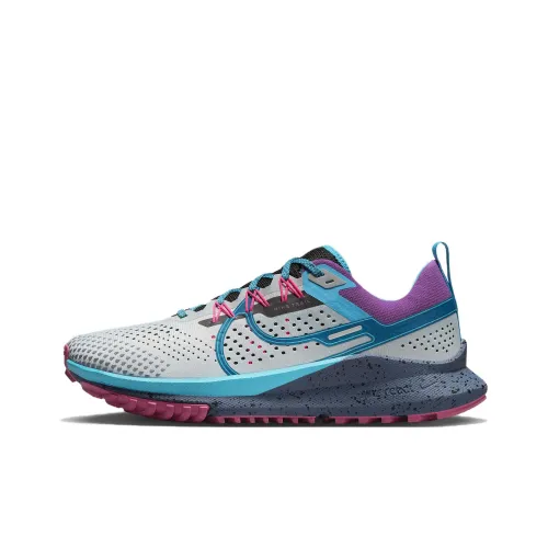 Nike Pegasus Trail 4 Амортизаторы Slip-resistant Abrasion-resistant Низкий топ Беговые кроссовки Женские Синий