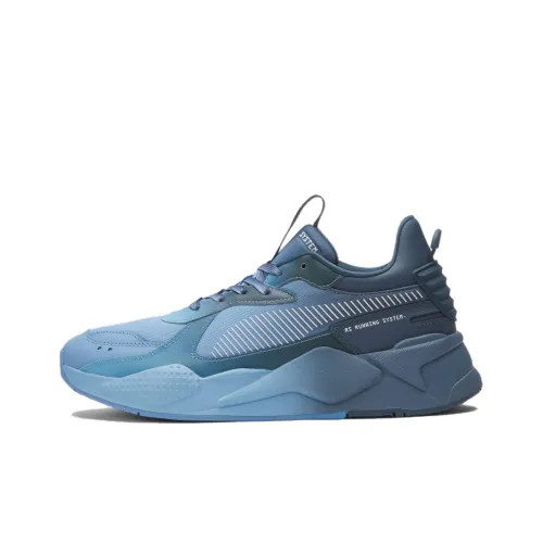PUMA RS X Выцветший Daytona Low Топ Спортивная повседневная обувь Унисекс Синий