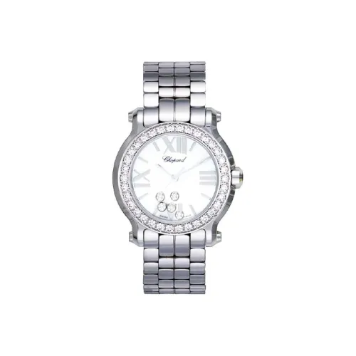 Chopard Кварцевый Movement Женские Часы HAPPY DIAMONDS 30MM Белые