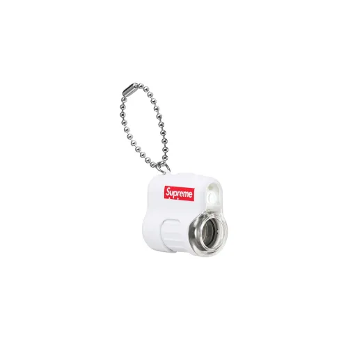 Supreme Смешанный материал Брелоки Белый Унисекс