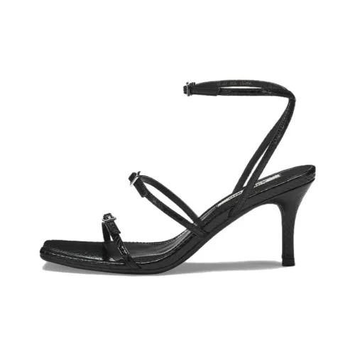 73Hours Supermodel Journal Stylish Sandal 7cm Women's Black