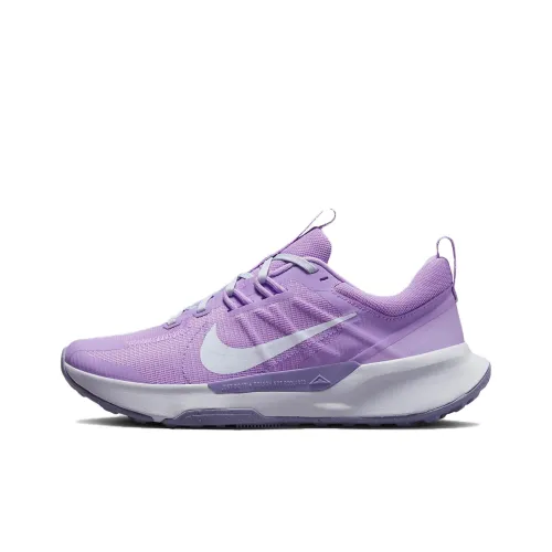 Nike Juniper Trail 2 Амортизаторы Shock Absorbers Противоскользящие Устойчивые к истиранию Низкие Кроссовки для бега Trail Женские Фиолетовые