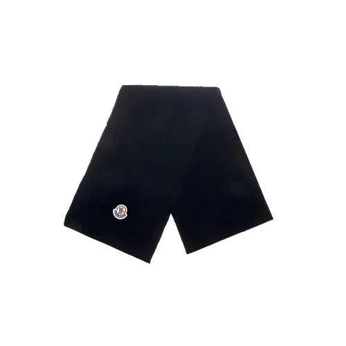 Moncler Wool Knit Шарфы Черный Унисекс
