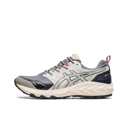 Asics Гель Trabuco Terra Low Top Trail Беговые кроссовки Унисекс Серый