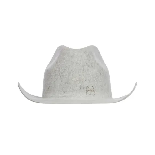 RUSLAN BAGINSKIY Шерсть Шапки и Кепки Женские Серые