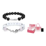 Одежда для пары 1+Коробка "Сердцебиение" (Черно-белый)