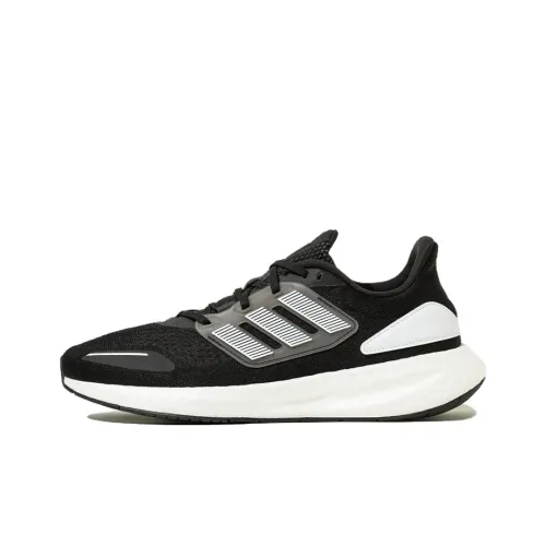 Adidas Pureboost 22 Low Топ BOOST Повседневный Бег на длинные дистанции Спринт Беговые кроссовки Мужской Черный белый