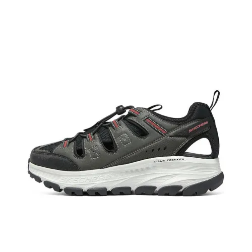 Skechers D'Lux Trekker Sandal Обувь для походов Мужская Черная Зеленая