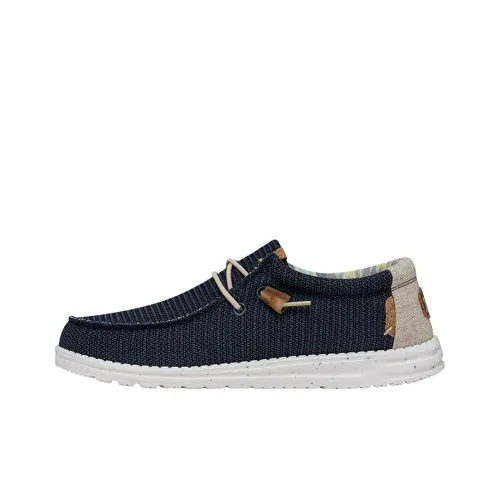 Heydude Мужские повседневные туфли Low Top Blue Men's