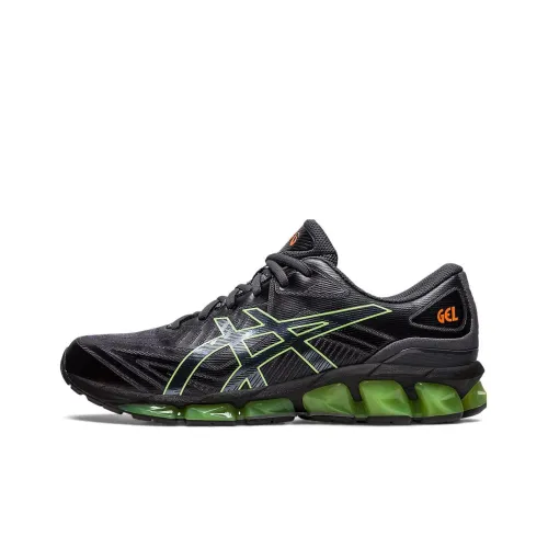Asics Gel Quantum 360 7 Vii Low Топ Беговые кроссовки Мужские Черные Зеленые