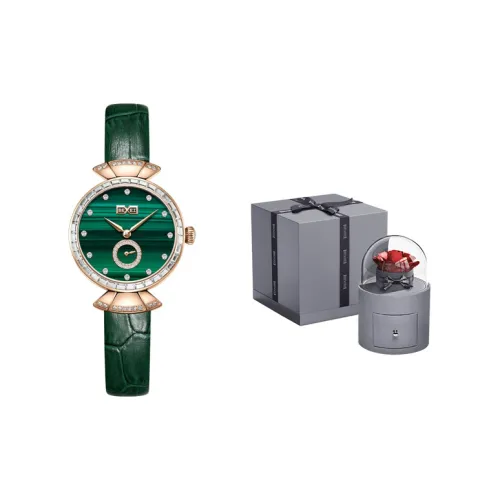 BEXEI Кварцевый механизм Часы Женские Зеленый циферблат 6102 MJBZ