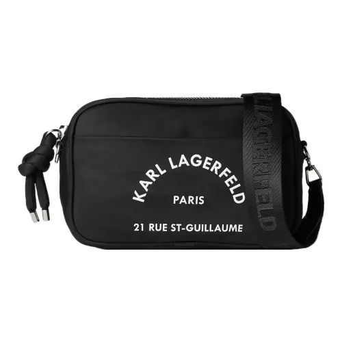 Karl Lagerfeld Полиамид Camera Сумка Сумка через плечо Унисекс Черный