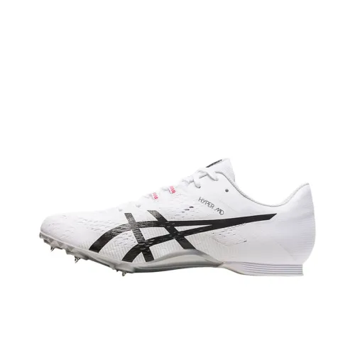 ASICS Hyper MD 8 Износостойкий и Легкий Низкий Топ Беговые кроссовки Мужские Белые