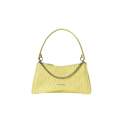 Karl Lagerfeld ПУ (полиуретан) Сумка через плечо Сумка на плечо Стандартная Женская Желтая