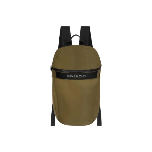 Givenchy Ткань Коровья кожа Рюкзак Мужской Хаки зеленый