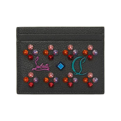 CL LUBOTING Коровья кожа Держатель для визиток Женский Черный