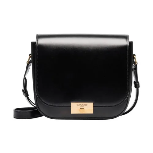 SAINT LAURENT Телячья кожа Сумка через плечо Унисекс Черный