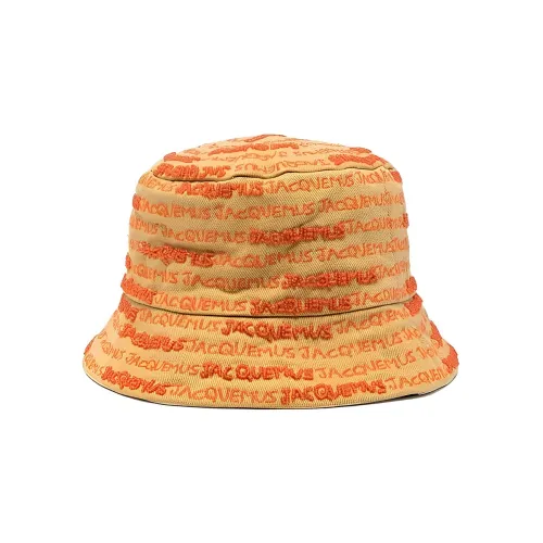 Jacquemus Cotton Bucket Hats Желтые Женские