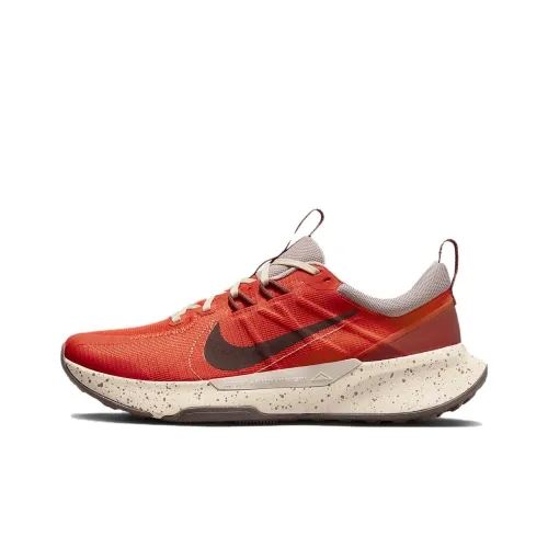 Nike Juniper Trail 2 Устойчивый к истиранию Низкий Топ Повседневная Беговая Обувь Мужская Красный Белый