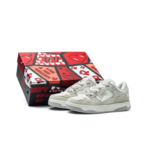 RIFUGIO VO' Низкий топ Стильный Скейтбординг Унисекс Винтажный Белый Коробка