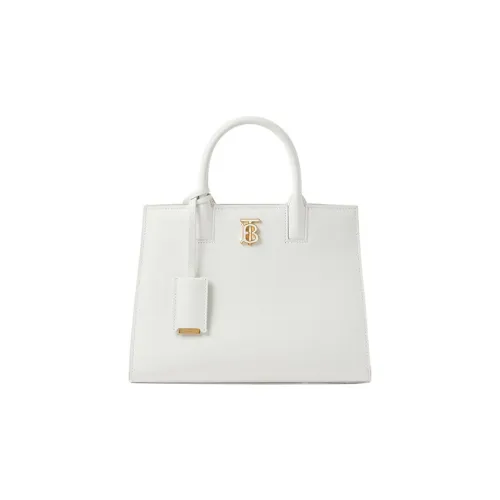 Burberry Frances Телячья кожа Тоут Сумка Сумка для покупок Сумка Мини Women's White