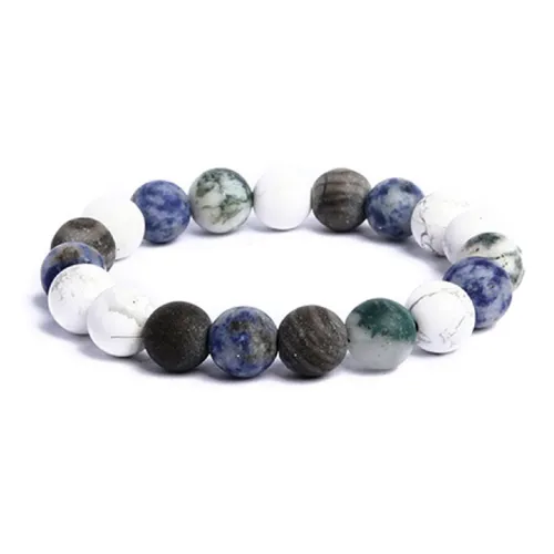 SHARK BABY Белый Бирюзовый Синтетический Нефрит Браслеты Унисекс