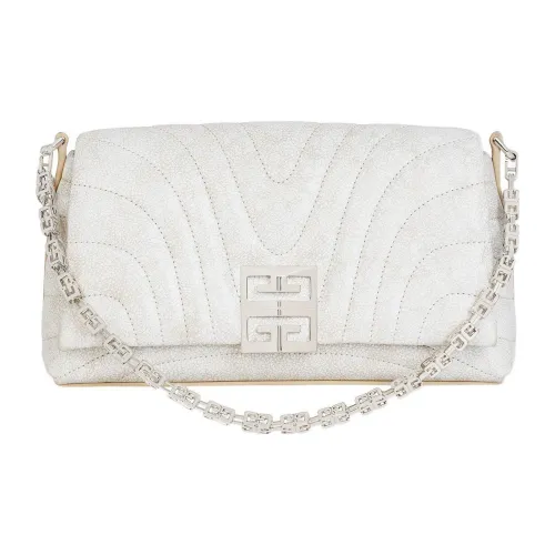 GIVENCHY 4G Матовый Телячья кожа Сумка через плечо Маленькая Женская Цвет Слоновая кость