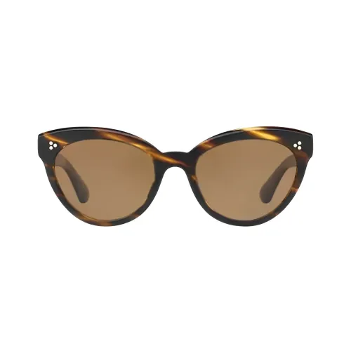 Oliver Peoples Солнцезащитные очки Коричневый Женские