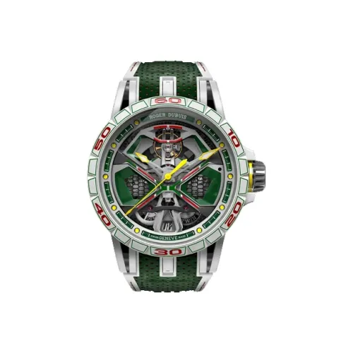 Roger Dubuis Мужские часы Kings Racing Series 45 мм Зеленые