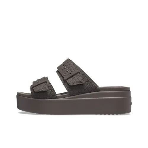 Crocs Спортивные сандалии женские цвет темно-кофейный