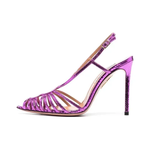 AQUAZZURA Mistress one Ремень Сандалии 10,5cm Женские Фиолетовый