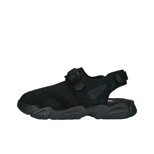 PUMA Ts 01 Tonal Резиновая подошва Домашние тапочки Унисекс Черный