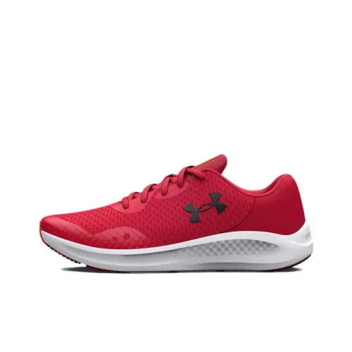 Under Armour Charged Pursuit 3 Low Беговые кроссовки для подростков красный цвет