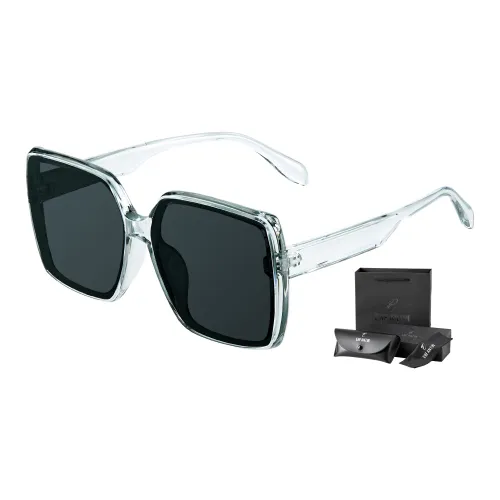 ENFANTIN Солнцезащитные очки Прозрачно-серая рамка с серо-черными линзами Унисекс