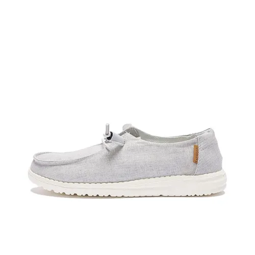 Heydude Женские повседневные туфли Low Top Светло-серые Женские