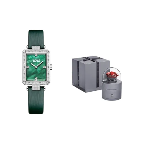 BEXEI Кварцевый механизм Часы Женские Зеленый циферблат 6112 ZSLM