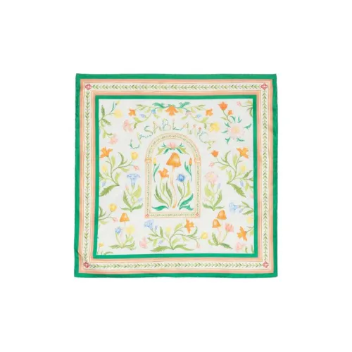 CASABLANCA Шелковые шарфы Многоцветные Мужские