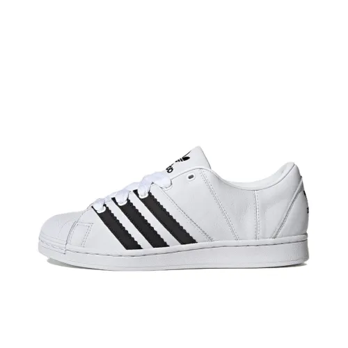 Adidas Originals Superstar Supermodified Low Топ Скейтборд Кроссовки Унисекс Белый Черный